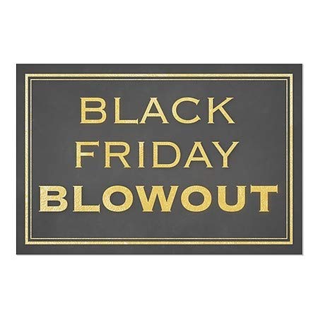 CGSignLab | Black Friday Blowout -Lassic Gold נצמד חלון | 36 x24